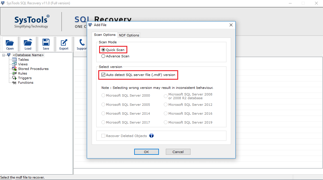 restore sql server database after ransomware attack with systools sql recovery