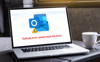 Outlook error cannot move the items